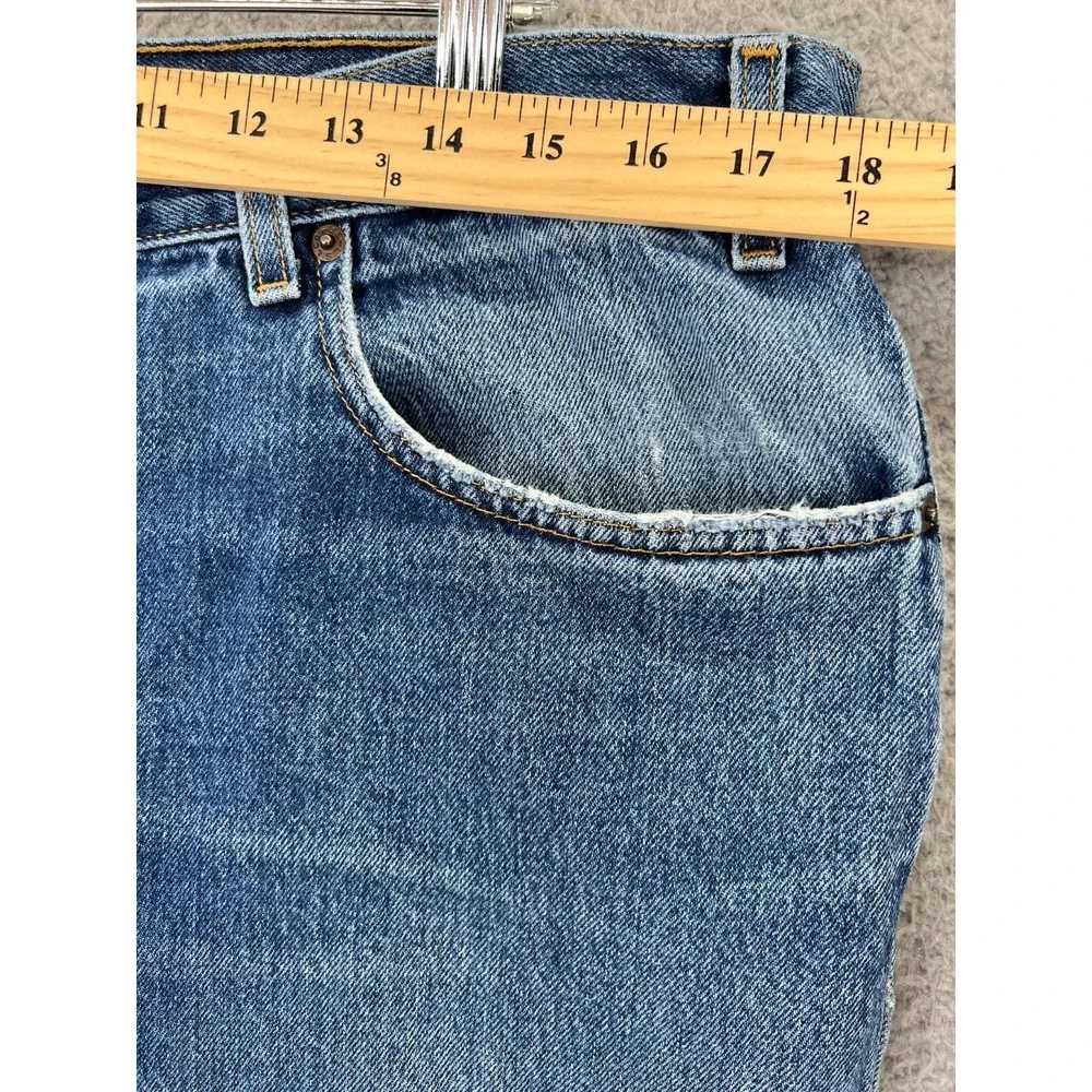 Vintage 90's Levi's Relaxed Straight Leg Jeans Men's Size 36x31 Blue‎ READ